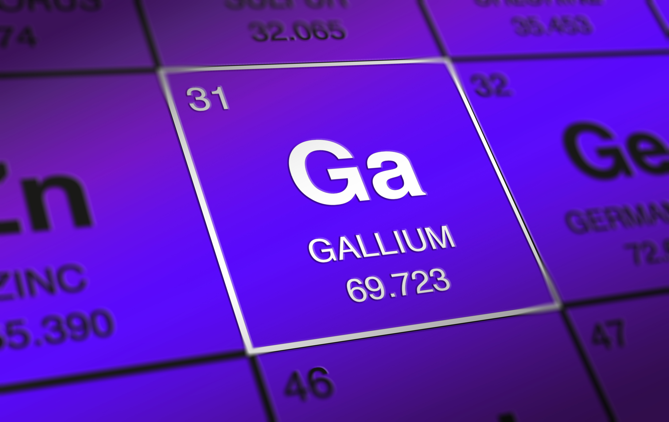 Gallium (ga) Periodic Table 31 Element